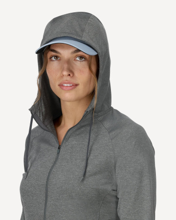 ТермоХуди Simms Women's SolarFlex Full-Zip Hoody (Женский; L; Steel Heather)